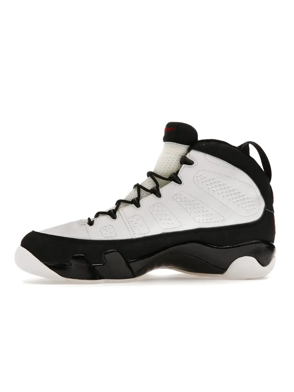 Мужские кроссовки Lifestyle Jordan 9 Retro Jordan — изображение 3 из 4, белый/черный-красный