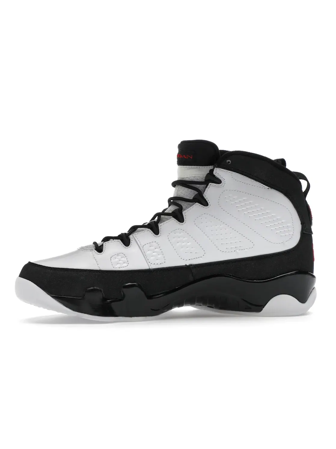 Мужские кроссовки Lifestyle Jordan 9 Retro Jordan — изображение 3 из 4, белый/красный-черный
