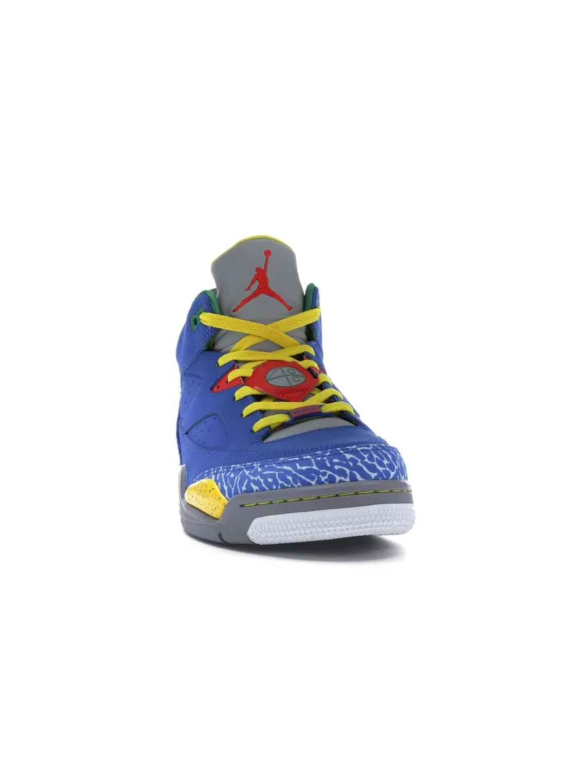 Мужские кроссовки Lifestyle с принтом Jordan Son of Mars Low — изображение 2 из 4, желтый-серый-зеленый