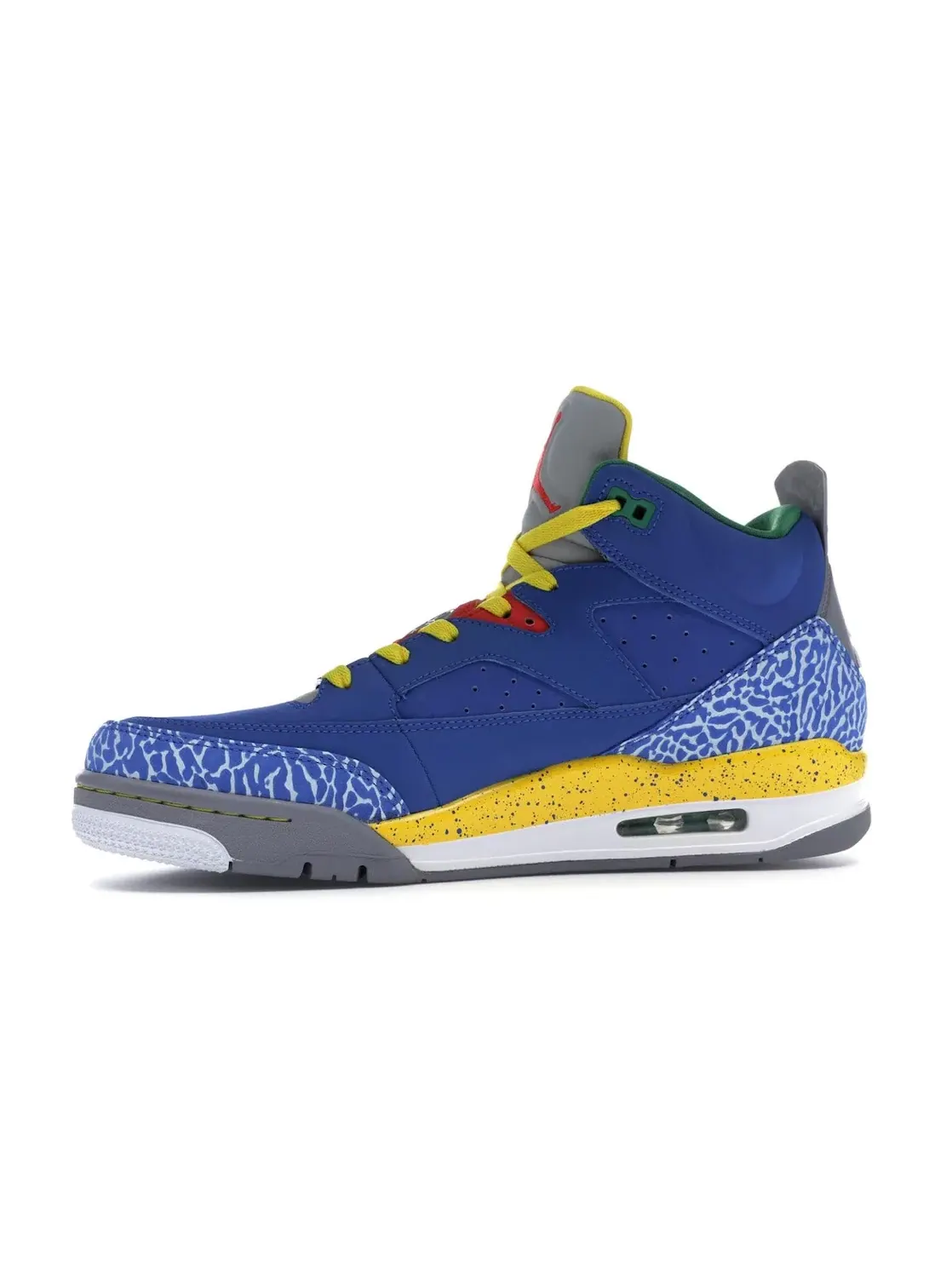 Мужские кроссовки Lifestyle с принтом Jordan Son of Mars Low — изображение 3 из 4, желтый-серый-зеленый