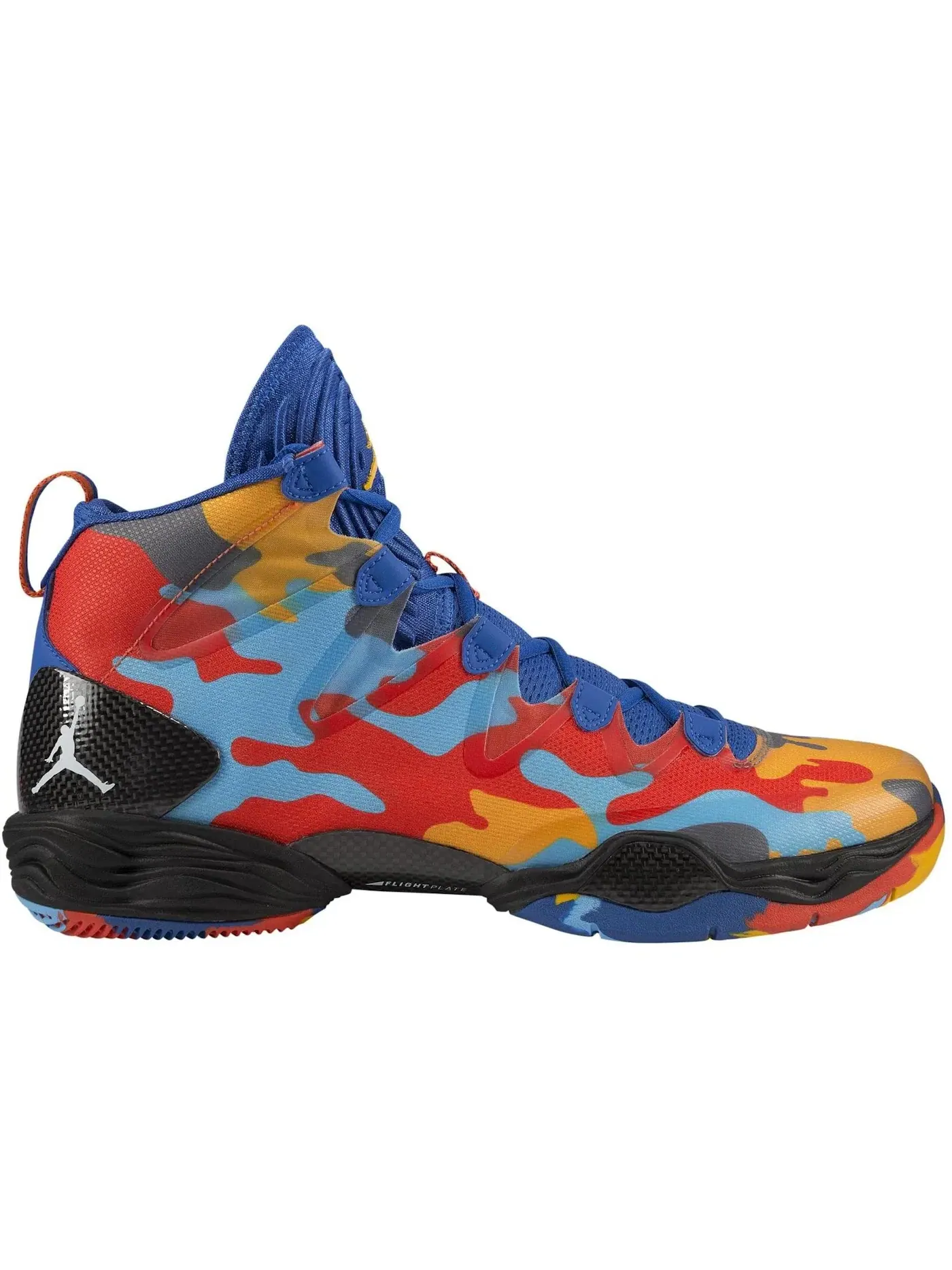 Мужские кроссовки для баскетбола Jordan XX8 SE OKC Camo Jordan — изображение 1 из 1, белый-оранжевый-синий
