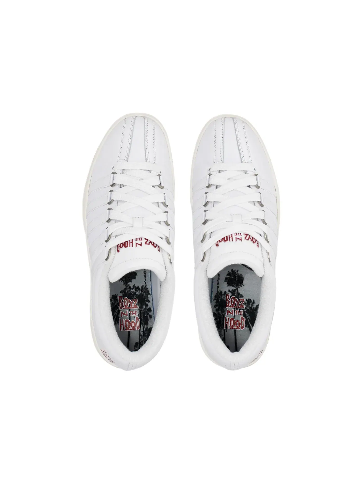 Мужские кроссовки Lifestyle K-Swiss Classic 2000 Boyz n the Hood Heritage — изображение 2 из 2, белый белый