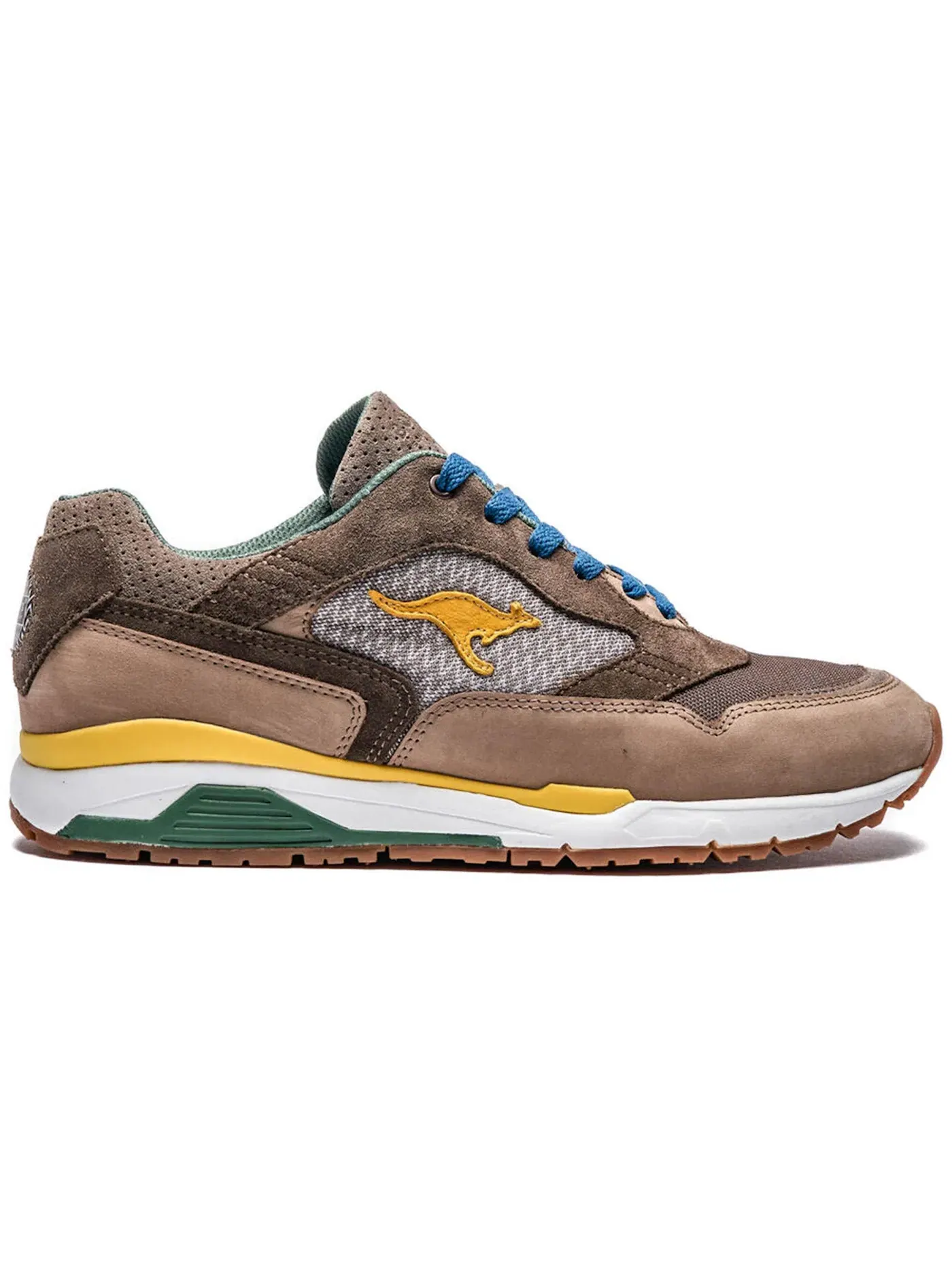 Мужские кроссовки Lifestyle KangaROOS Ultimate KangaROOS — изображение 1 из 3, коричневый/желтый/синий