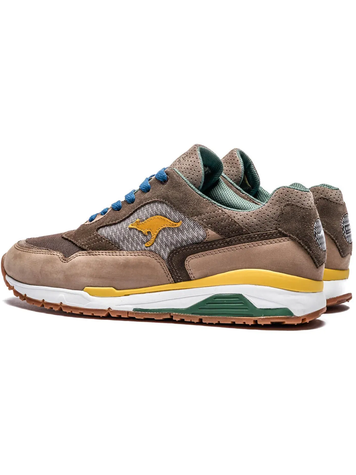 Мужские кроссовки Lifestyle KangaROOS Ultimate KangaROOS — изображение 3 из 3, коричневый/желтый/синий