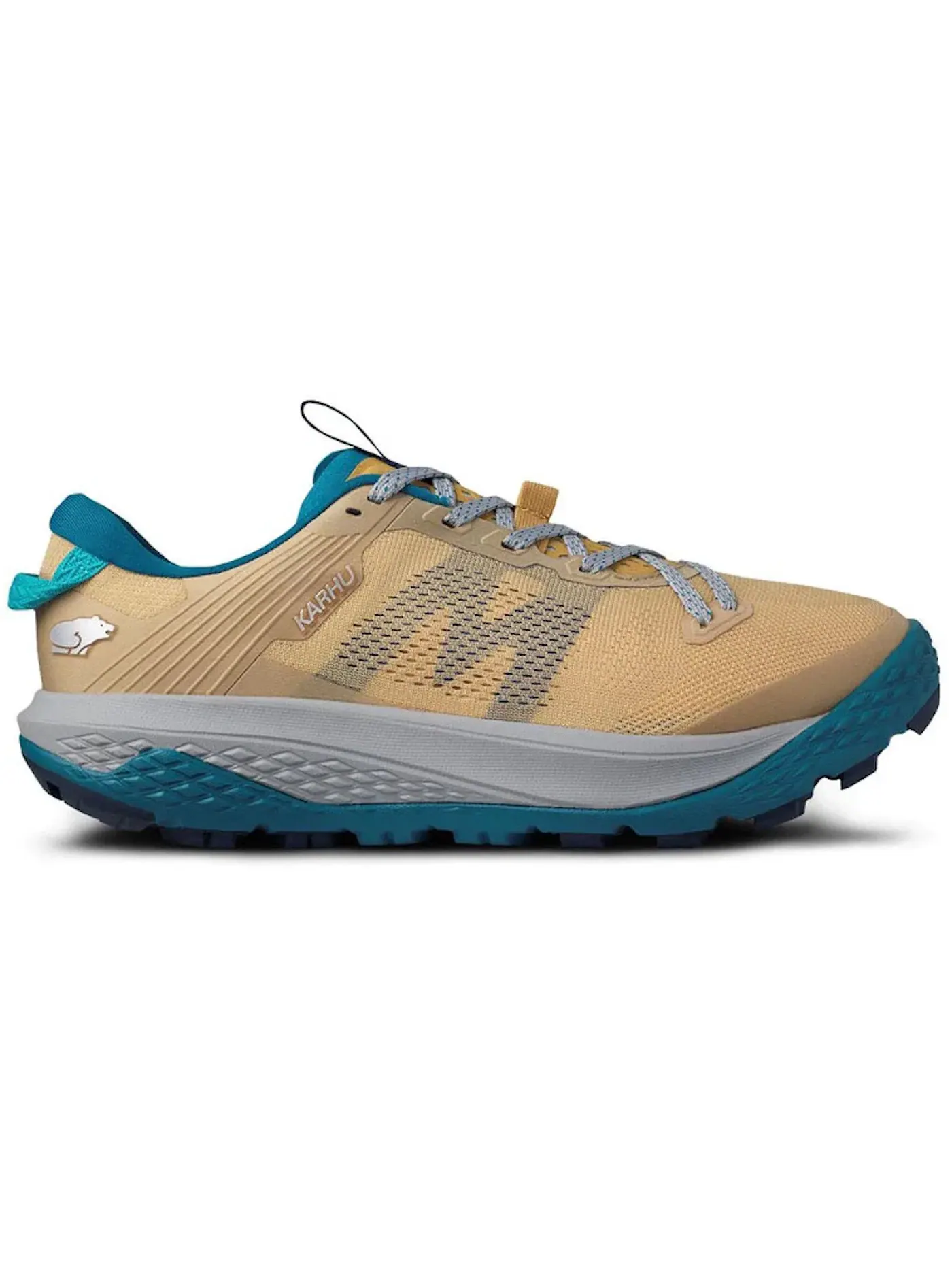 Мужские кроссовки для бега по бездорожью Karhu Ikoni Trail, New Wheat/Crystal Teal — изображение 1 из 1