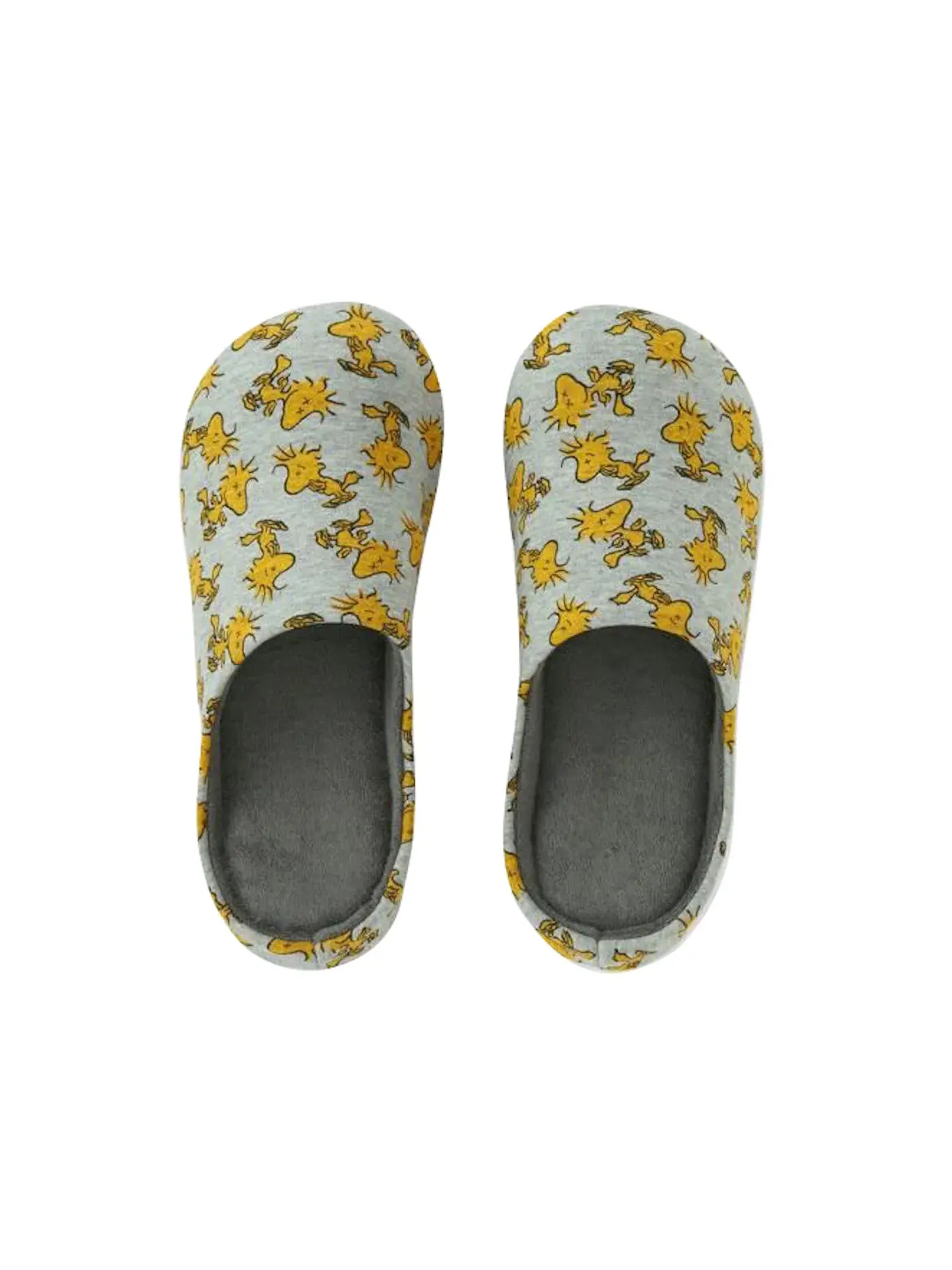 Домашние тапочки с принтом KAWS x Uniqlo x Peanuts Woodstock Room Shoes — изображение 1 из 1, серый