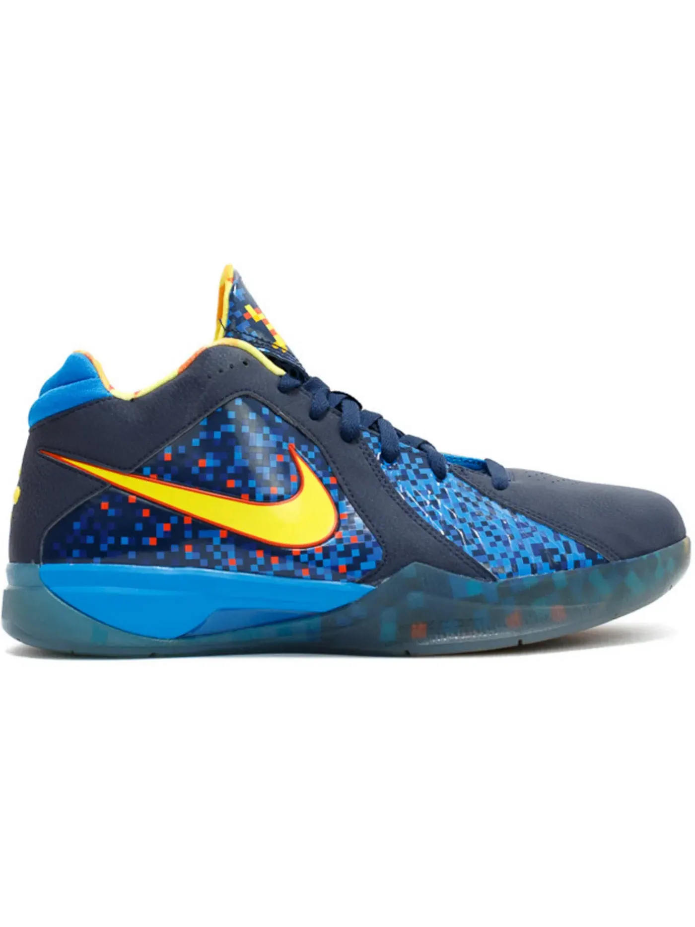 Мужские кроссовки для баскетбола Nike KD 3 — изображение 1 из 1, синий/желтый-оранжевый