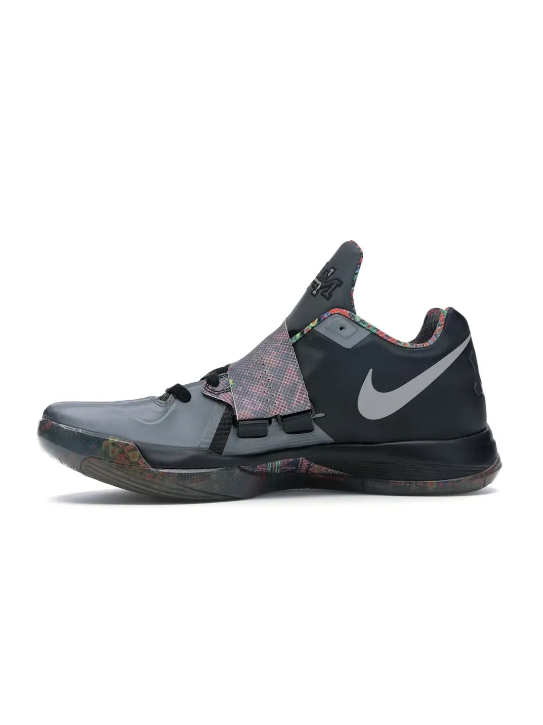 Мужские кроссовки для баскетбола Nike KD 4 — изображение 3 из 4, черный