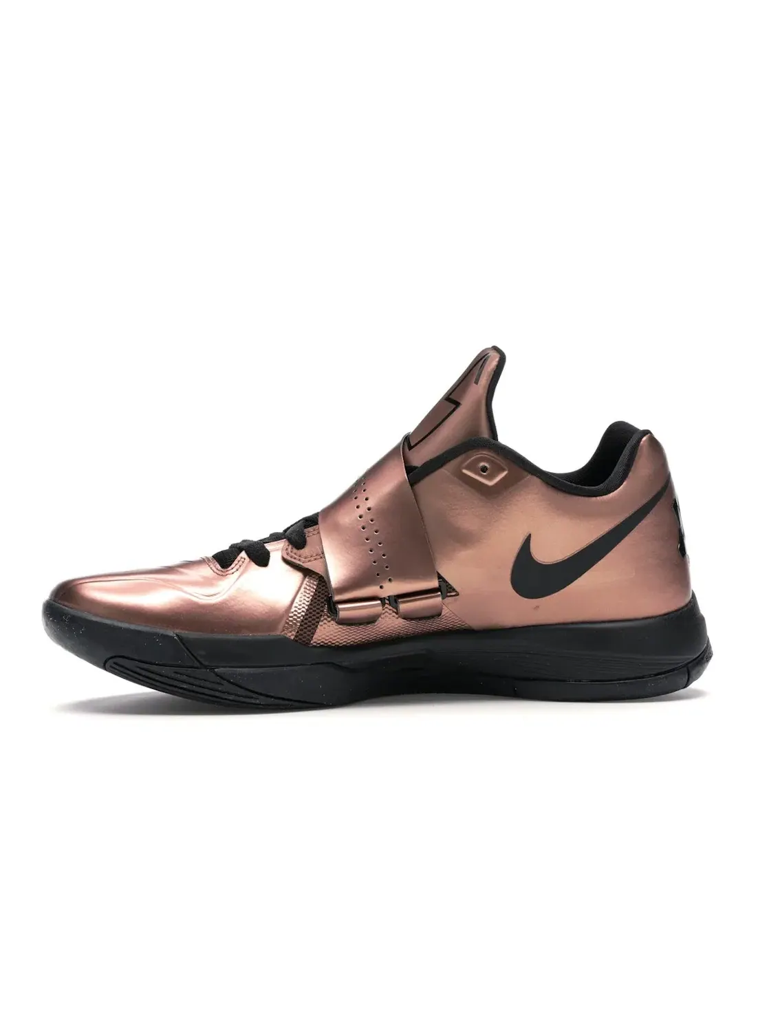 Мужские кроссовки для баскетбола Nike KD 4 — изображение 3 из 4, металлик/черный-красный