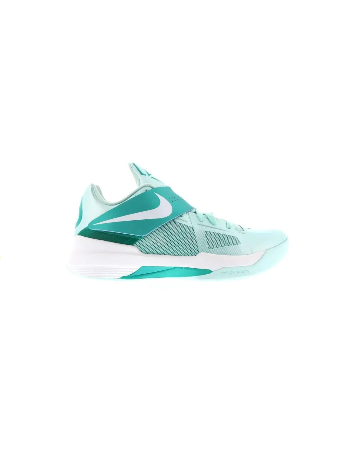 Мужские кроссовки для баскетбола Nike KD 4 — изображение 1 из 4, белый-зеленый
