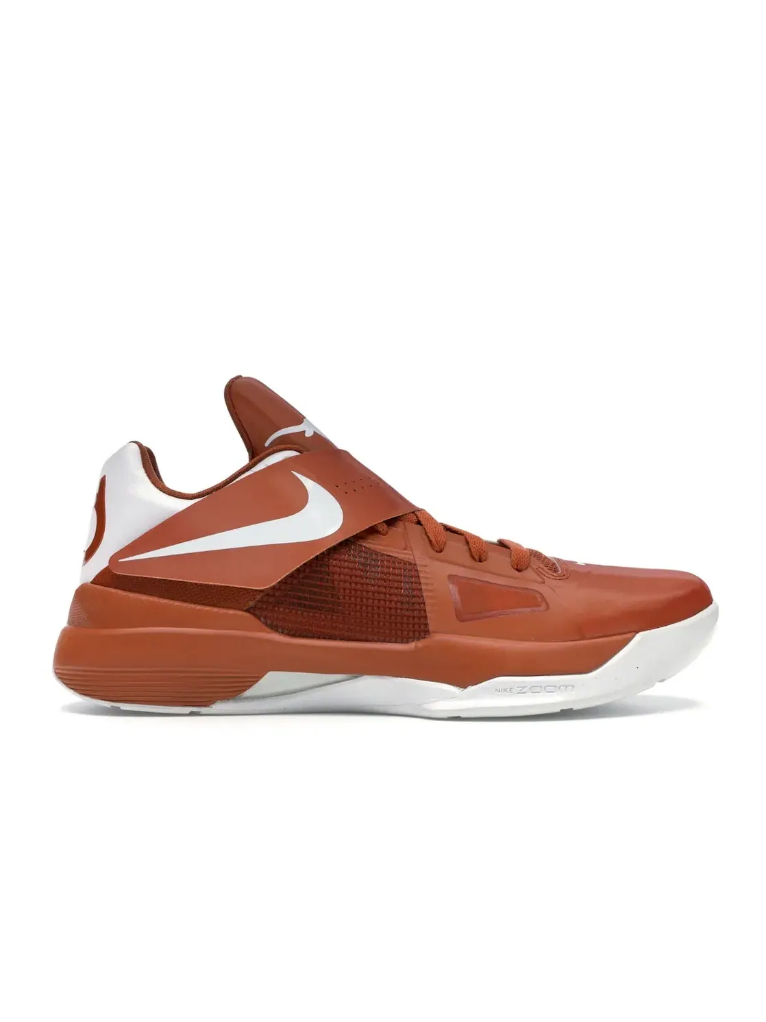 Мужские кроссовки для баскетбола Nike KD 4 — изображение 1 из 4, оранжевый/белый