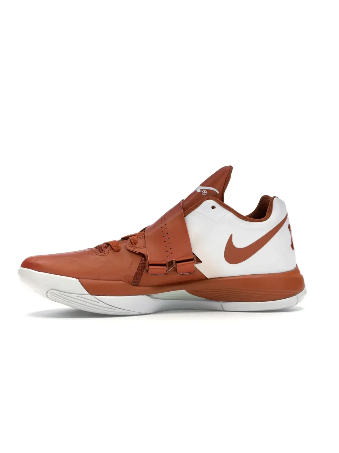 Мужские кроссовки для баскетбола Nike KD 4 — изображение 3 из 4, оранжевый/белый