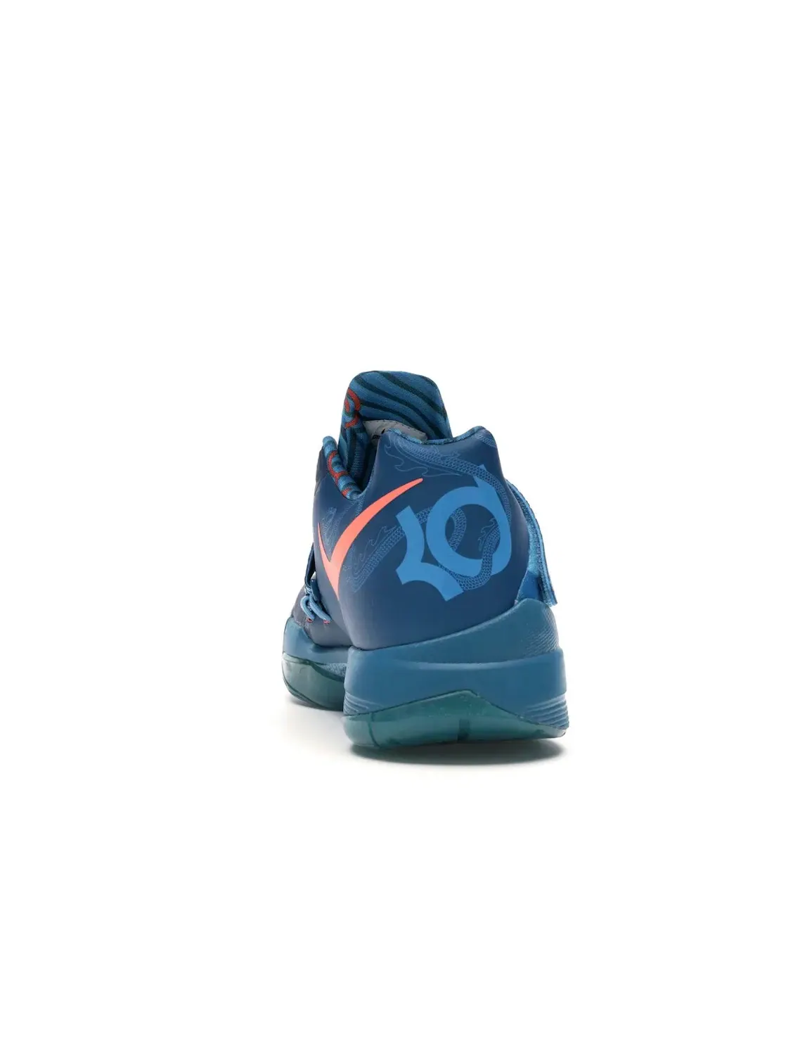 Мужские кроссовки с принтом Nike KD 4 — изображение 4 из 4, зеленый/темный-синий