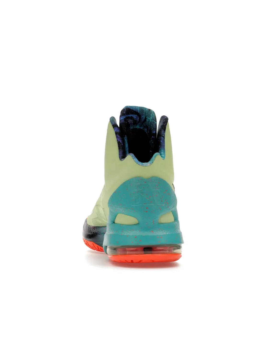 Мужские баскетбольные кроссовки с принтом Nike KD 5 Nike, Liquid Lime/Total Crimson-Sport Turquiose — изображение 4 из 4
