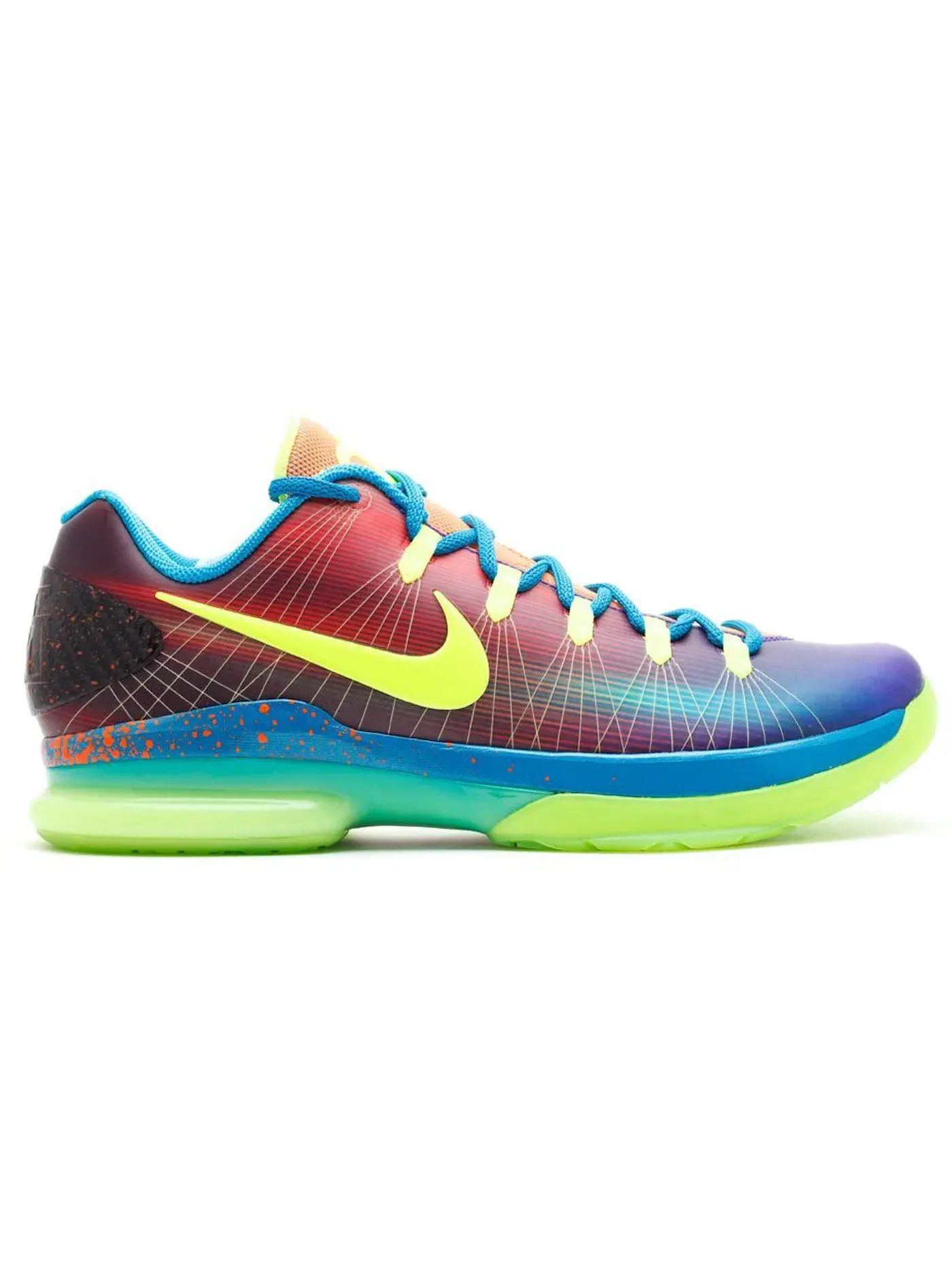 Мужские кроссовки для баскетбола Nike KD 5 Elite — изображение 1 из 1, мульти-/--оранжевый