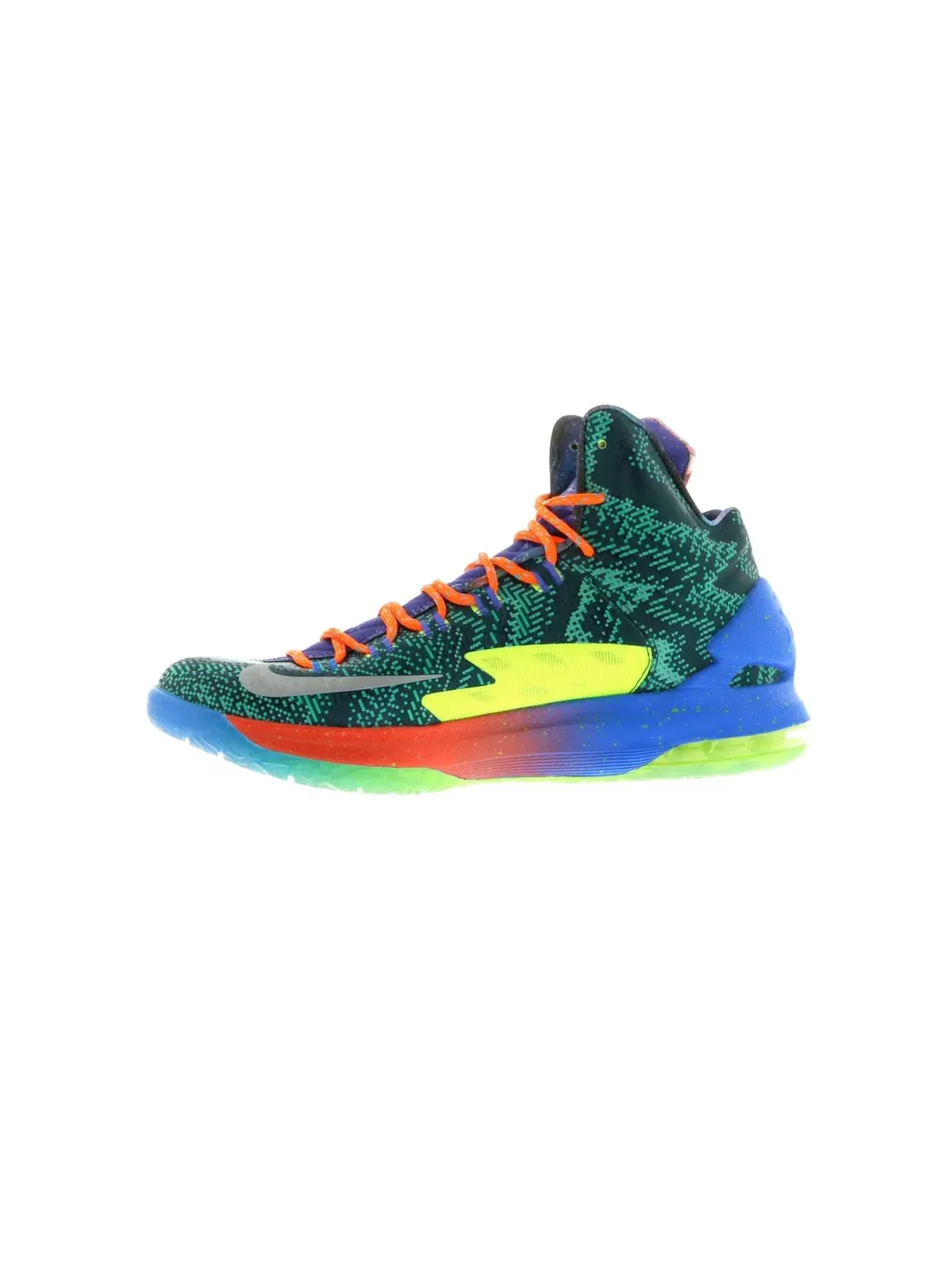 Мужские кроссовки для баскетбола Nike KD 5 — изображение 3 из 4, оранжевый-серебристый