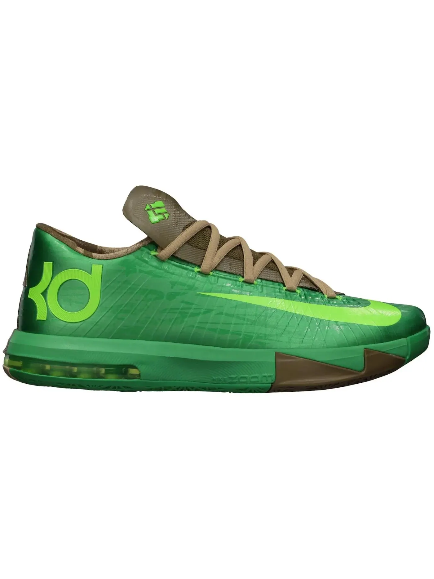 Мужские кроссовки для баскетбола Nike KD 6 — изображение 1 из 1, зеленый