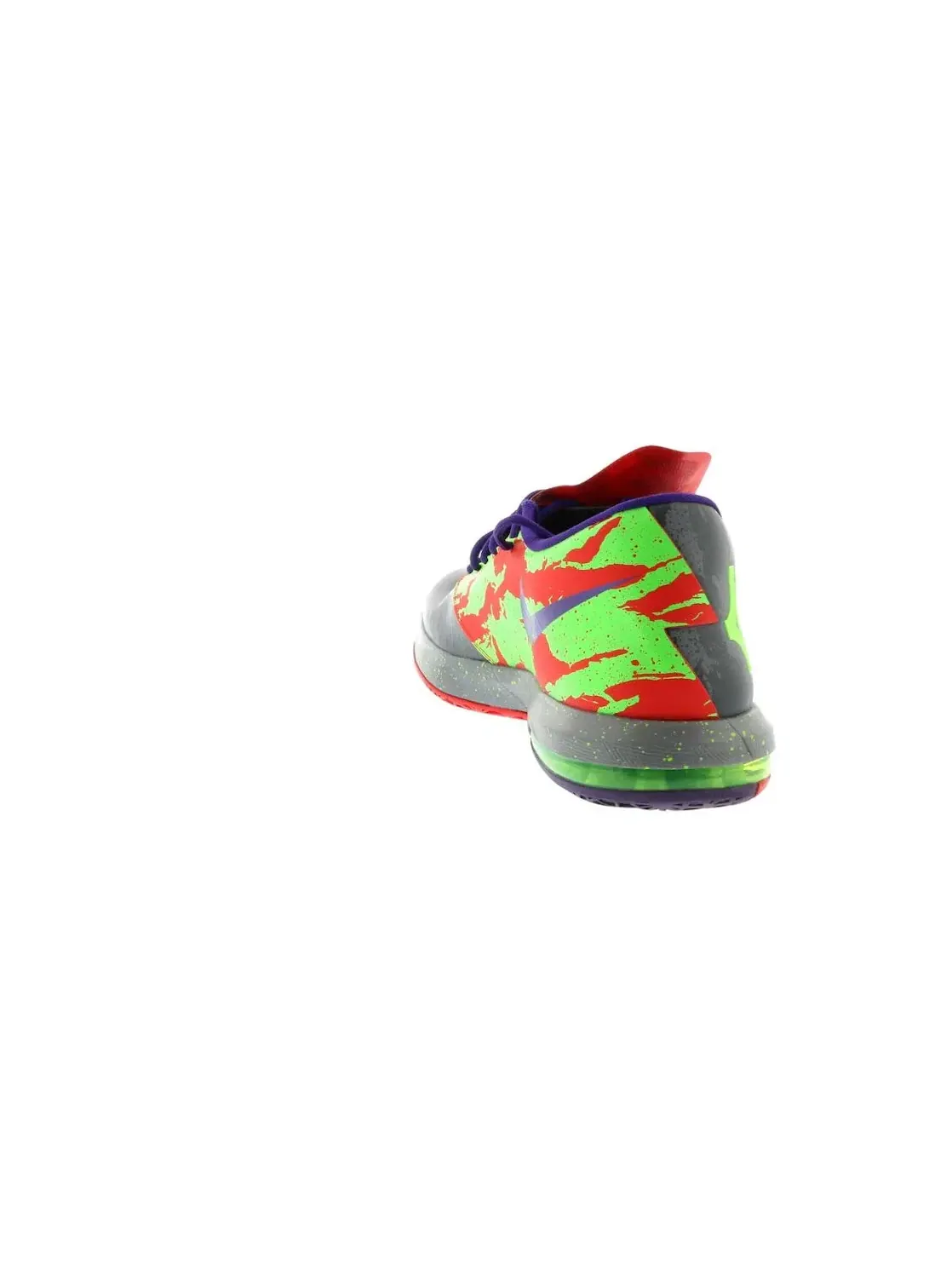 Мужские кроссовки с амортизацией Nike KD 6 Energy — изображение 4 из 4, серый/зеленый-яркий