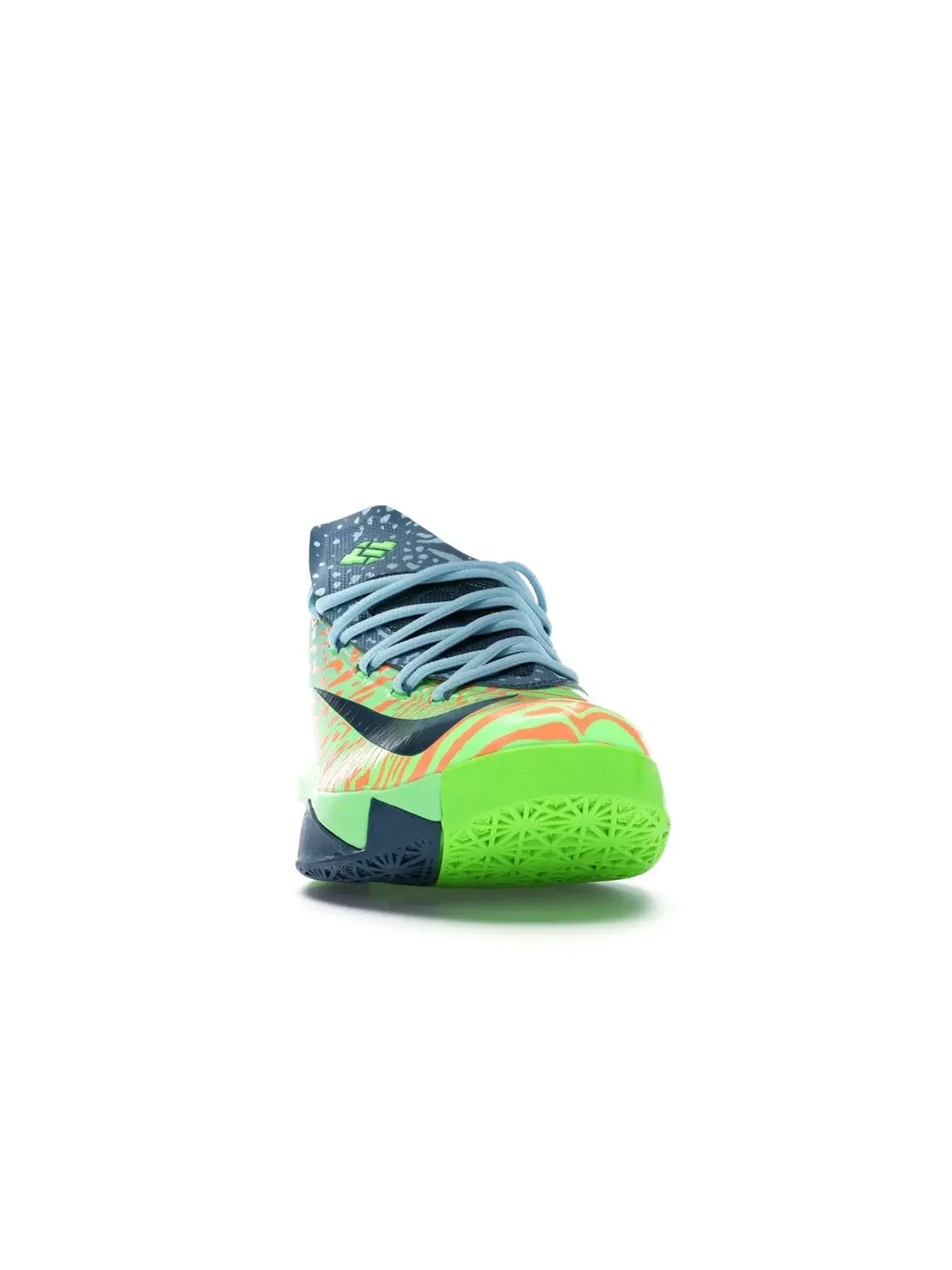 Мужские кроссовки для баскетбола Nike KD 6 — изображение 2 из 4, зеленый/-оранжевый