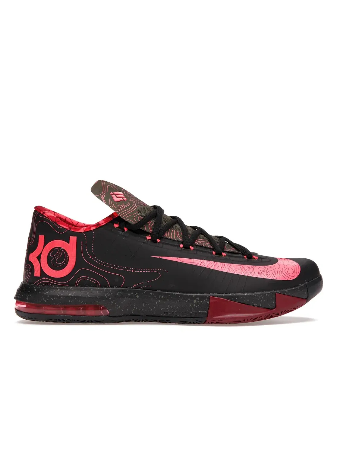 Мужские кроссовки с дизайном Meteorology Nike KD 6 — изображение 1 из 4, черный/красный