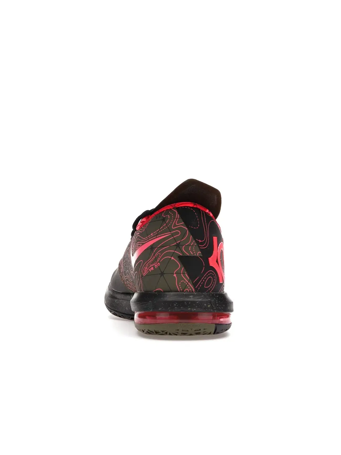 Мужские кроссовки с дизайном Meteorology Nike KD 6 — изображение 4 из 4, черный/красный