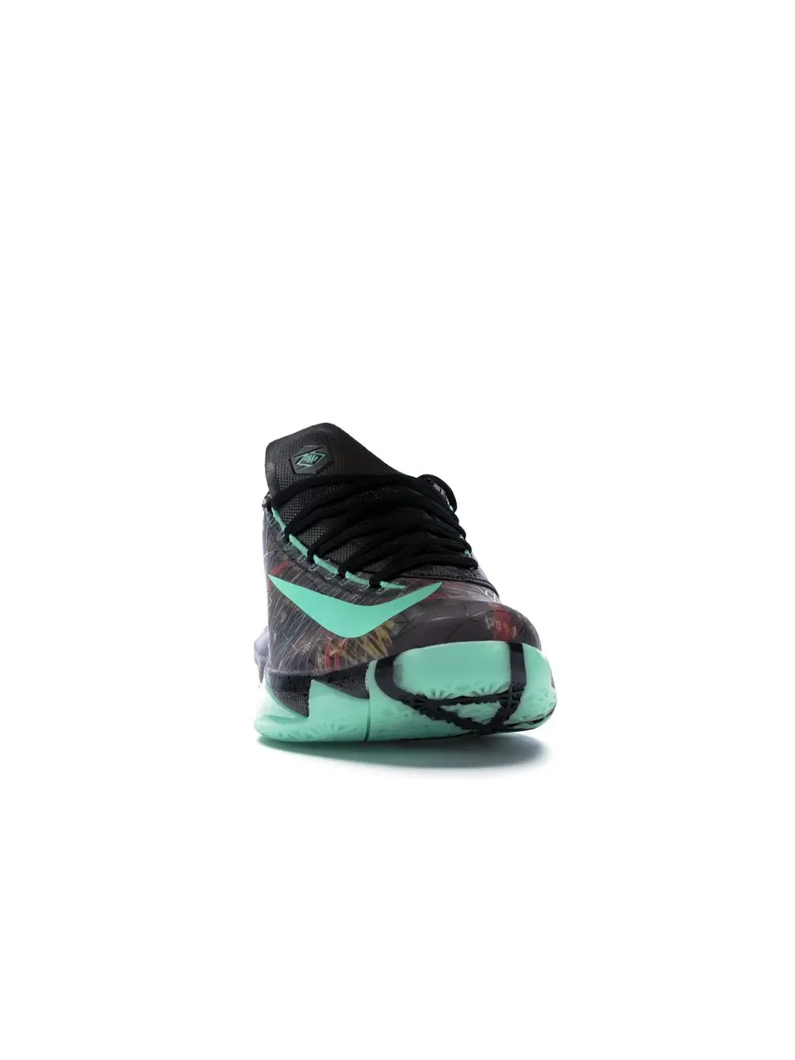 Мужские баскетбольные кроссовки с иллюзионным эффектом Nike KD 6 — изображение 2 из 4, мульти-/зеленый-черный