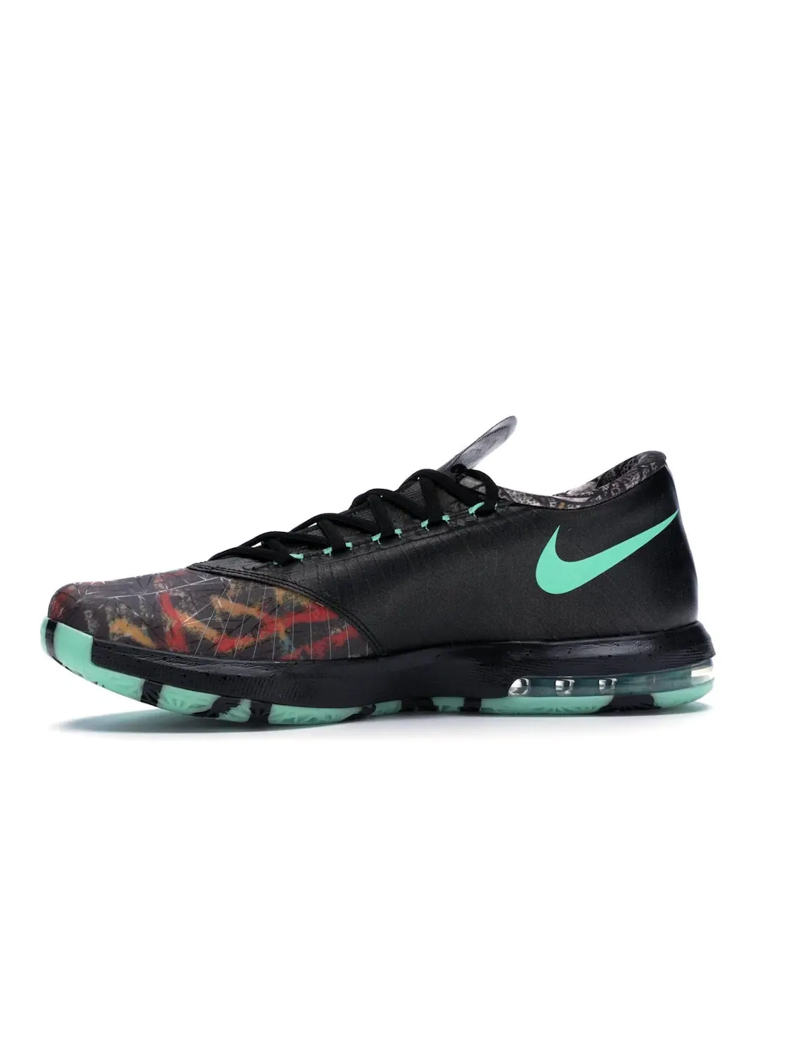 Мужские баскетбольные кроссовки с иллюзионным эффектом Nike KD 6 — изображение 3 из 4, мульти-/зеленый-черный
