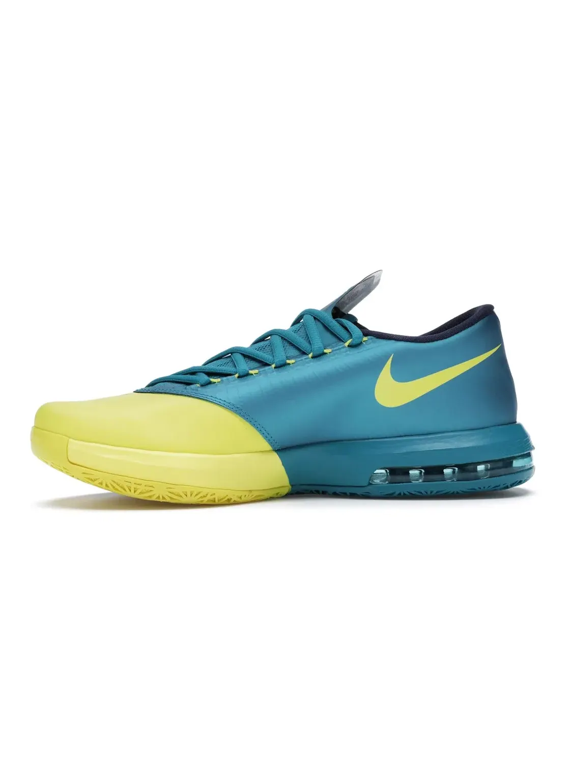 Мужские кроссовки для баскетбола Nike KD 6 — изображение 3 из 4, желтый/темно-синий