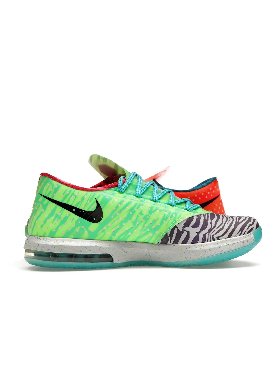 Мужские баскетбольные кроссовки с миксом дизайнов Nike KD 6 What The KD Nike — изображение 3 из 4, фиолетовый/оранжевый