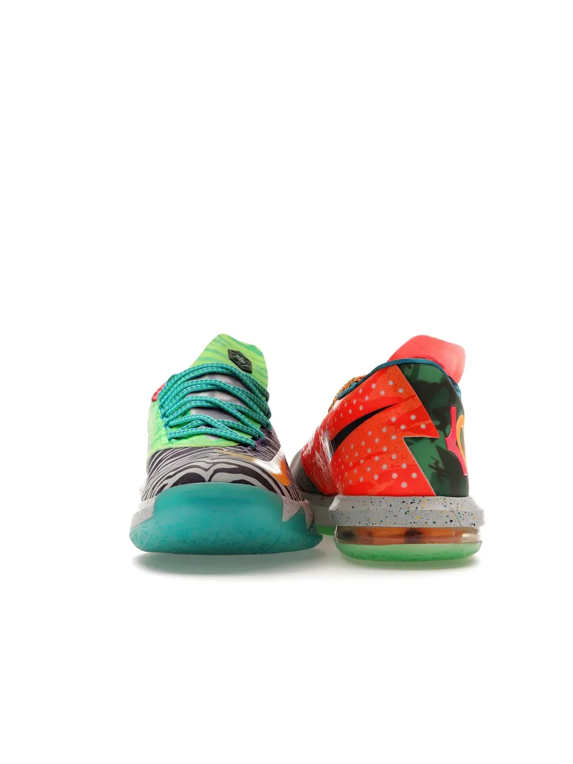 Мужские баскетбольные кроссовки с миксом дизайнов Nike KD 6 What The KD Nike — изображение 4 из 4, фиолетовый/оранжевый