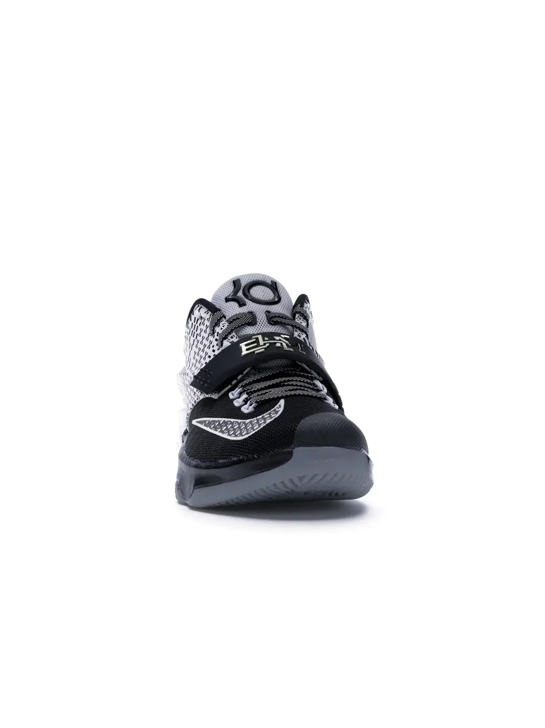 Мужские кроссовки баскетбольные Nike KD 7 — изображение 2 из 4, черный/белый-серый