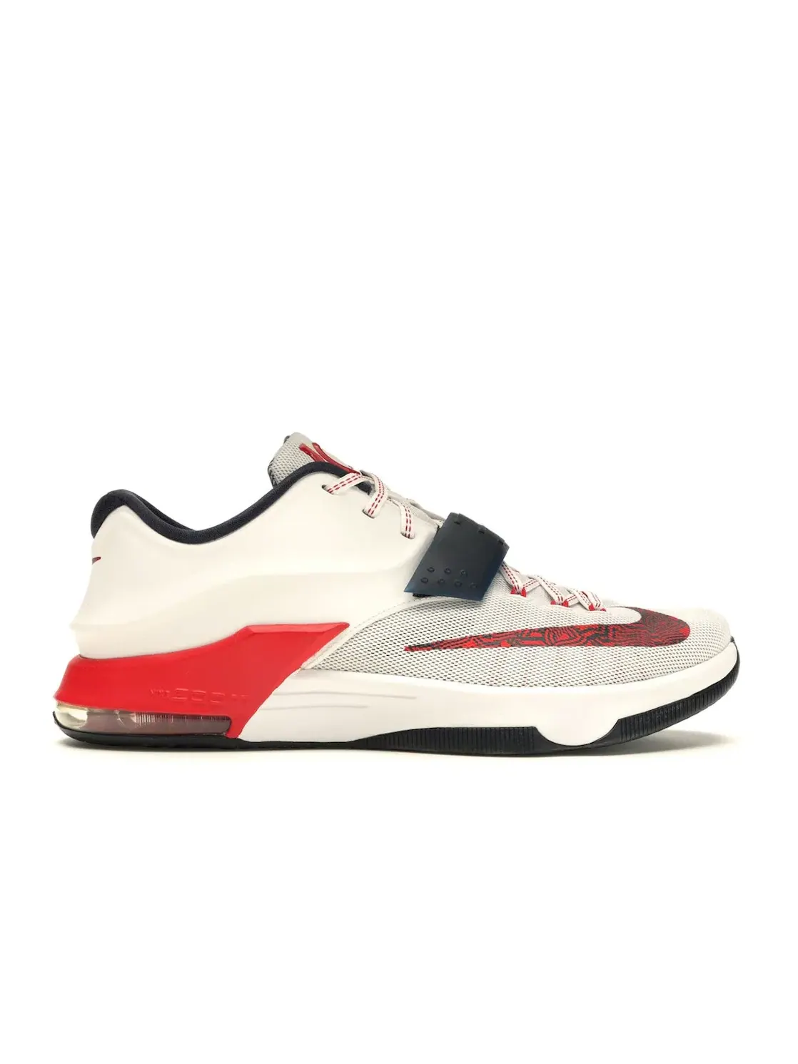 Мужские кроссовки Nike KD 7 — изображение 1 из 4, белый//красный