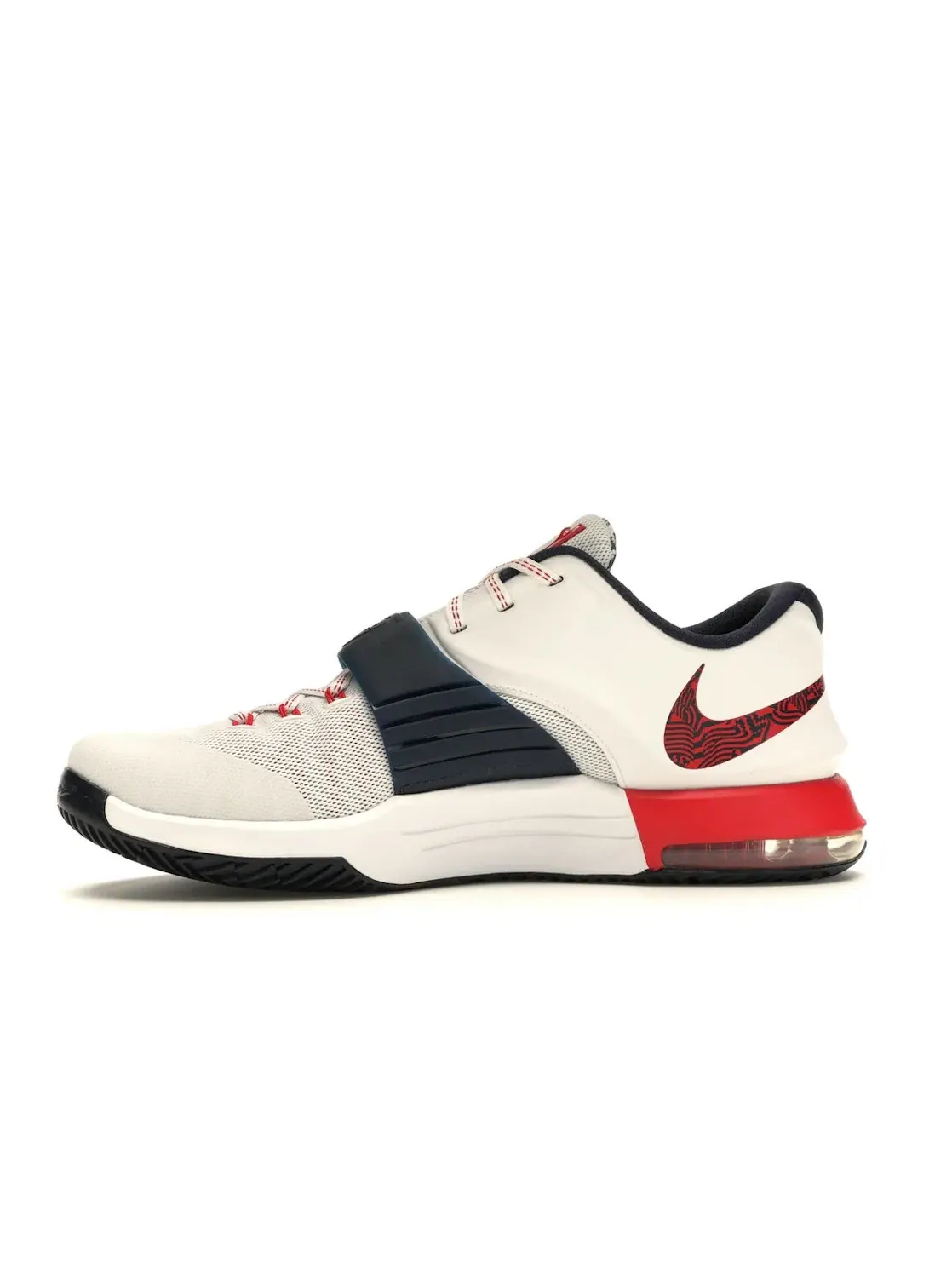 Мужские кроссовки Nike KD 7 — изображение 3 из 4, белый//красный
