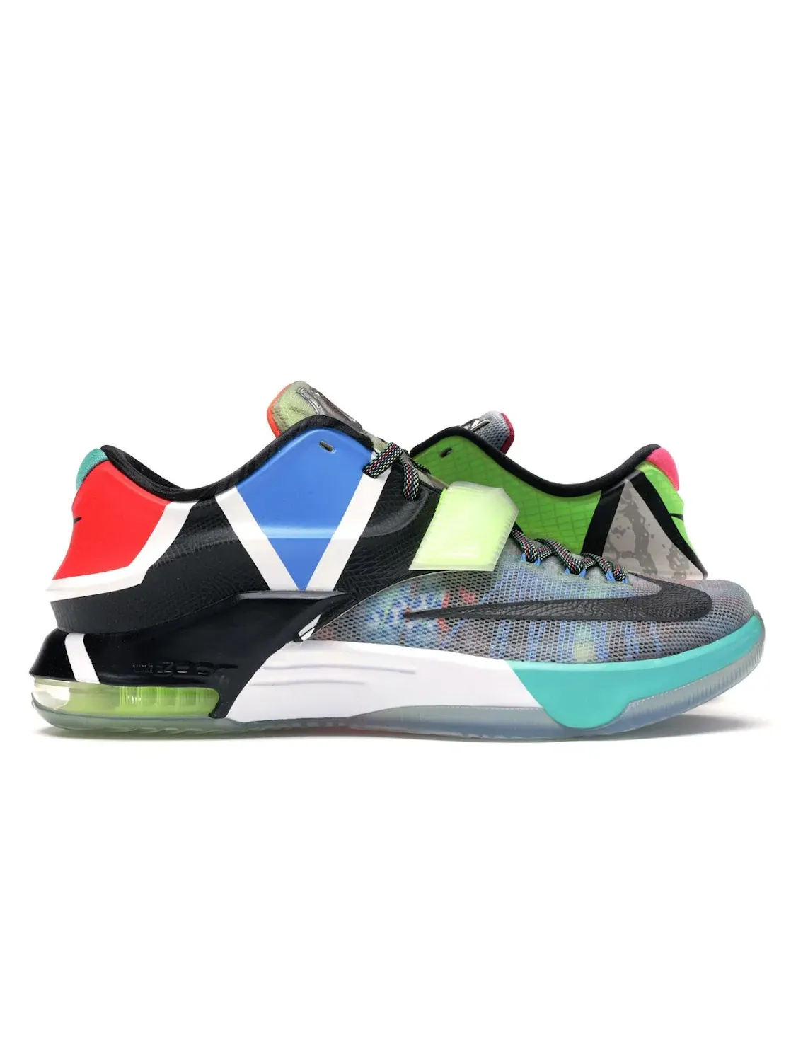 Мужские баскетбольные кроссовки с комбинированным дизайном Nike KD 7 — изображение 1 из 4, мульти-/черный