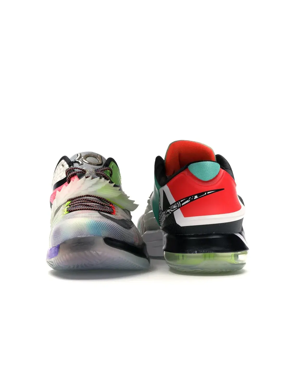 Мужские баскетбольные кроссовки с комбинированным дизайном Nike KD 7 — изображение 4 из 4, мульти-/черный