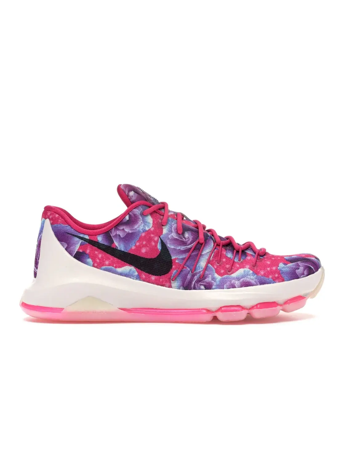 Мужские кроссовки с принтом Nike KD 8 Nike — изображение 1 из 4, розовый-черный