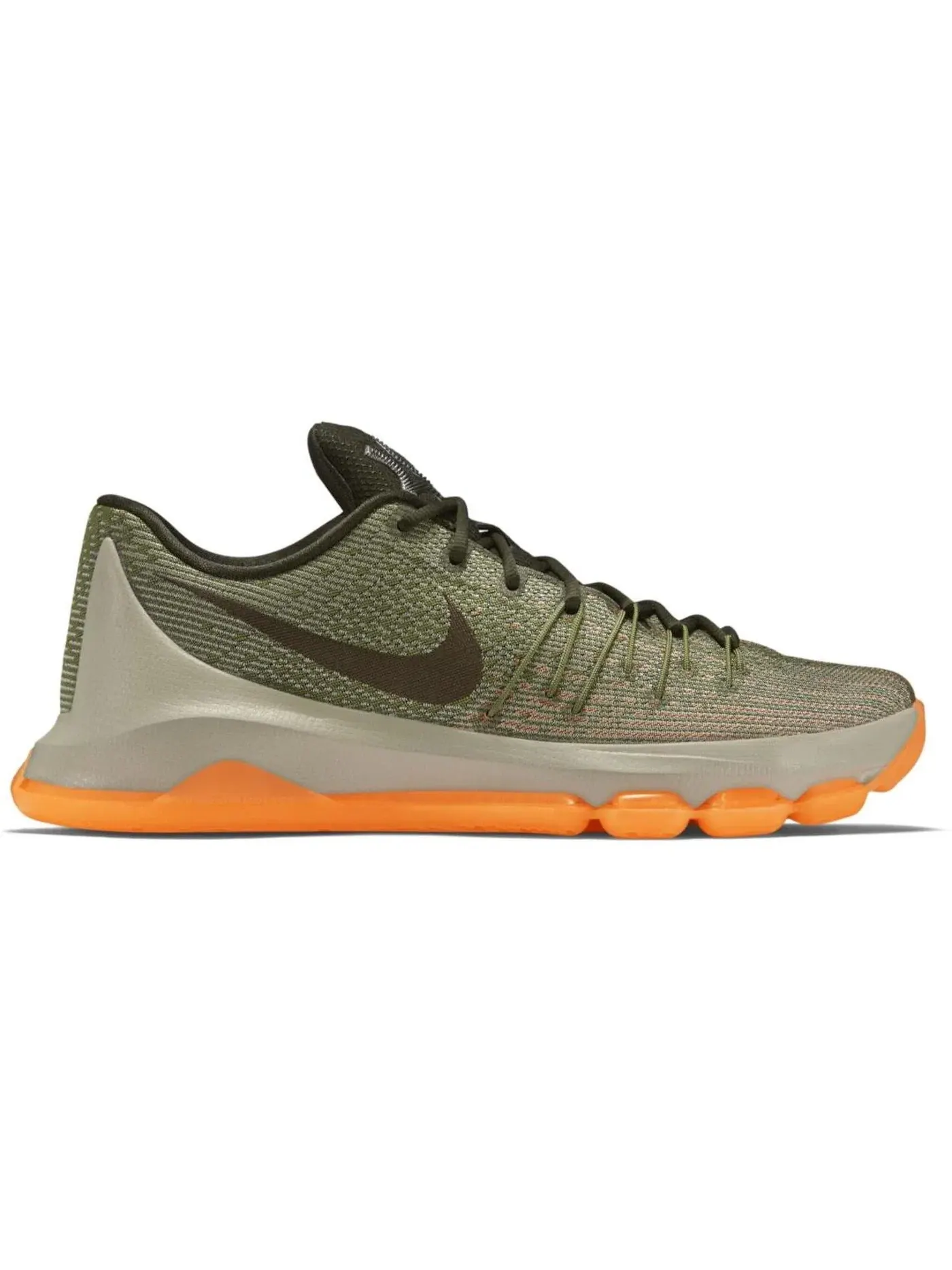 Мужские кроссовки для баскетбола Nike KD 8 — изображение 1 из 1, серый/зеленый--яркий