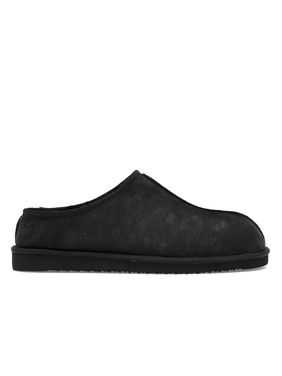 Детские тапочки из овчины Kith Kithmas Monogram — изображение 1 из 4, черный
