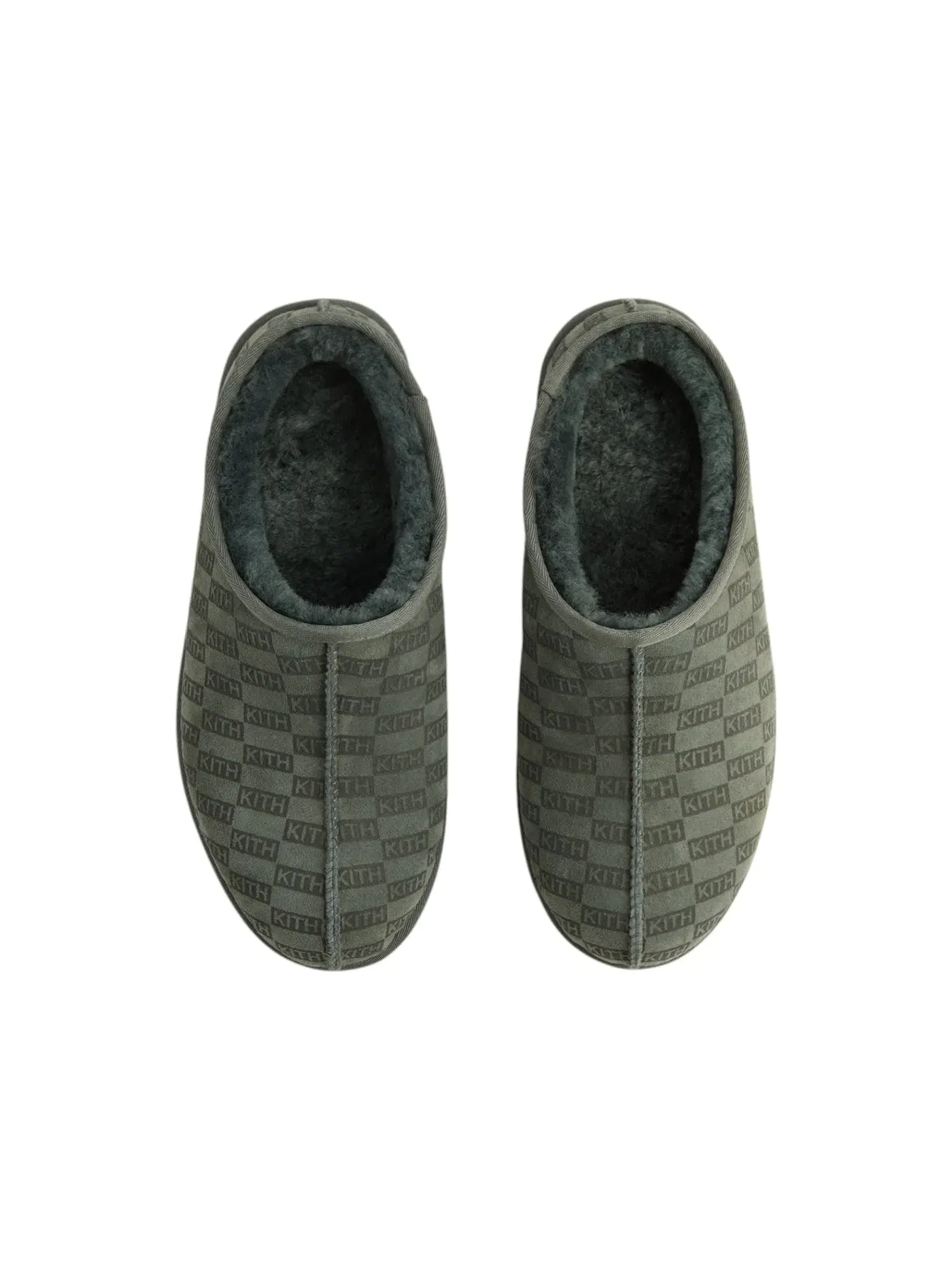 Детские тапочки из овчины с монограммой Kithmas Kith Slippers, Stadium — изображение 1 из 2