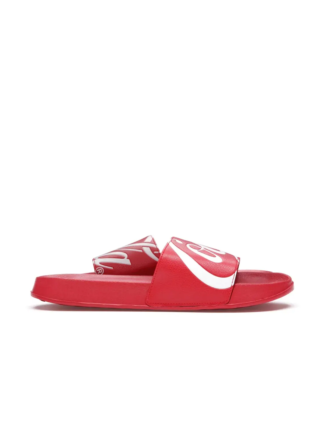 Мужские шлепанцы с принтом Kith Logo Slides Kith — изображение 1 из 4, красный/белый