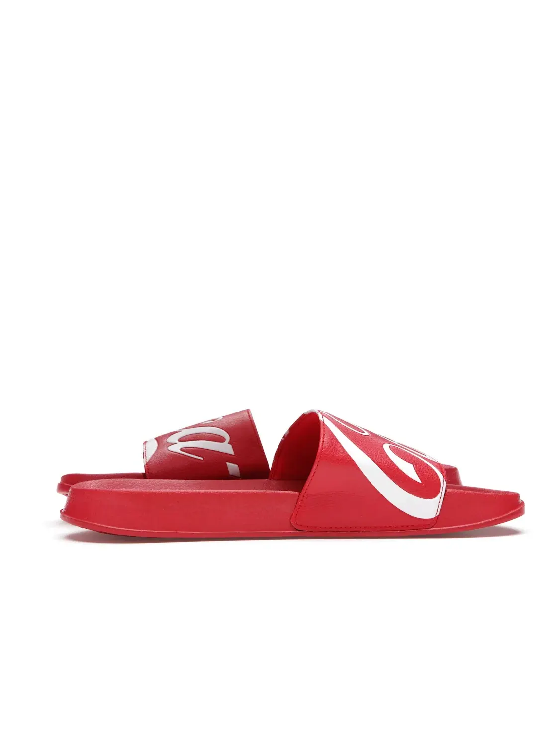 Мужские шлепанцы с принтом Kith Logo Slides Kith — изображение 3 из 4, красный/белый