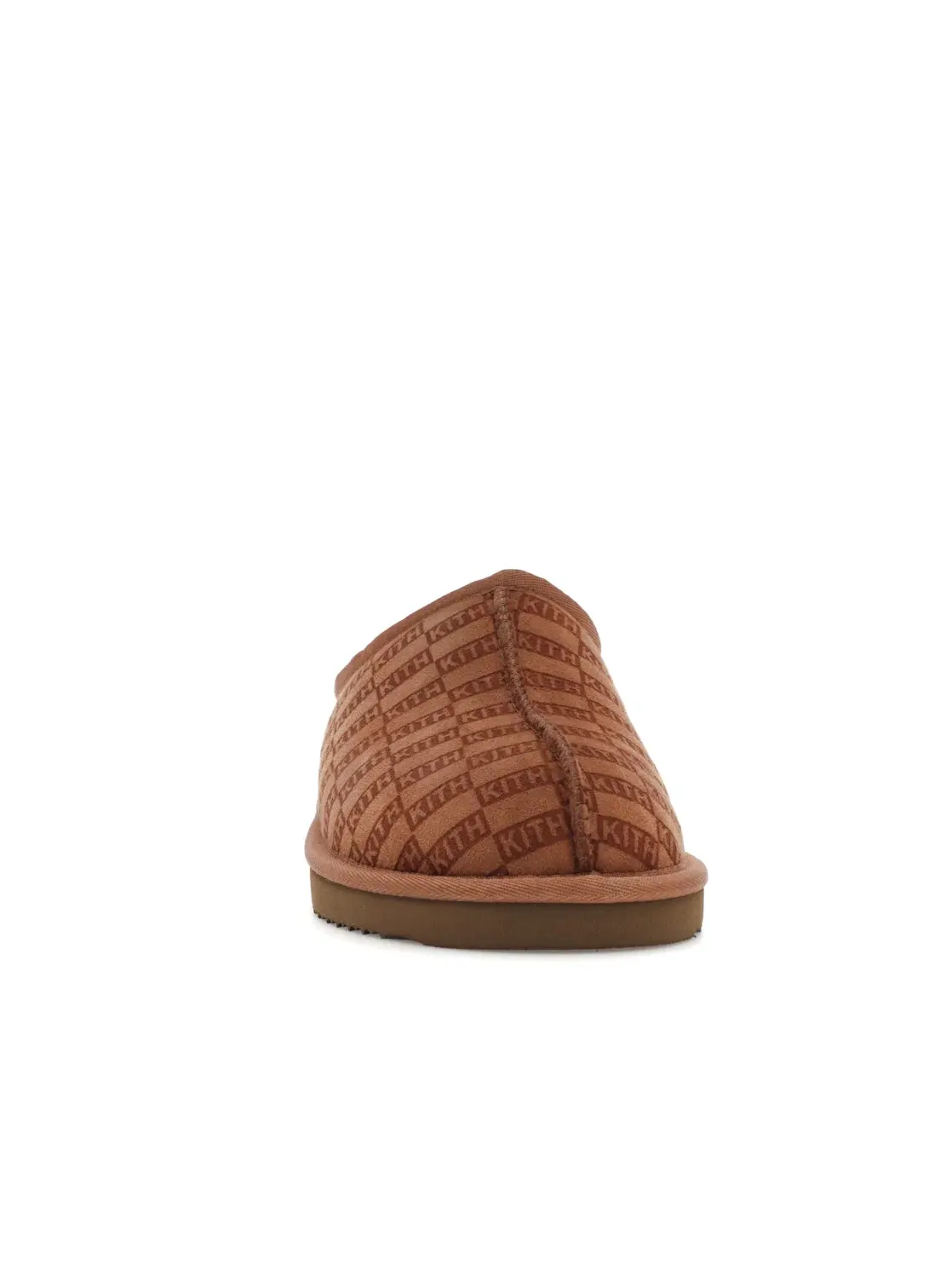 Мужские тапочки с монограммой Shearling Kith Monogram Shearling Slipper Kith, Loft Wheat — изображение 2 из 4