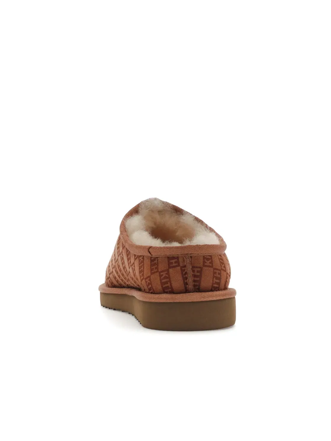 Мужские тапочки с монограммой Shearling Kith Monogram Shearling Slipper Kith, Loft Wheat — изображение 4 из 4
