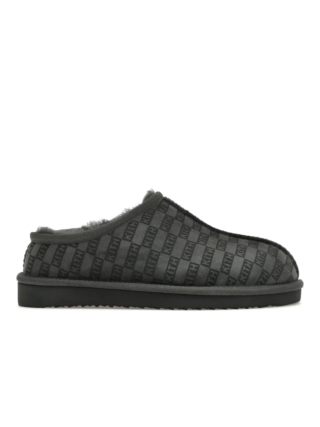 Мужские тапочки с начесом Kith Monogram Shearling Slipper Kith — изображение 1 из 4, зеленый