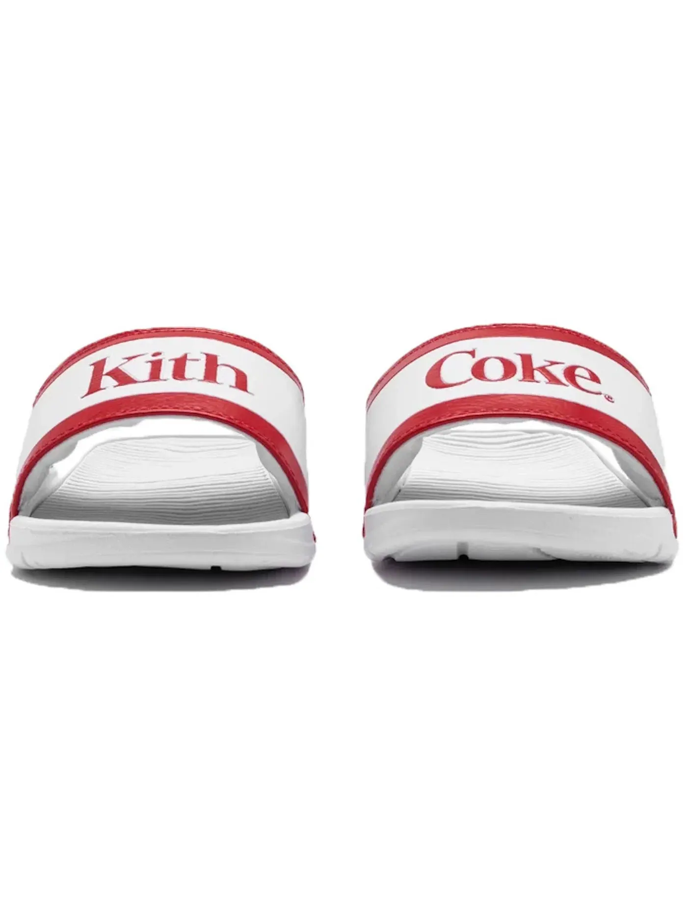 Мужские шлепанцы Kith x Coke White/Red — изображение 2 из 2