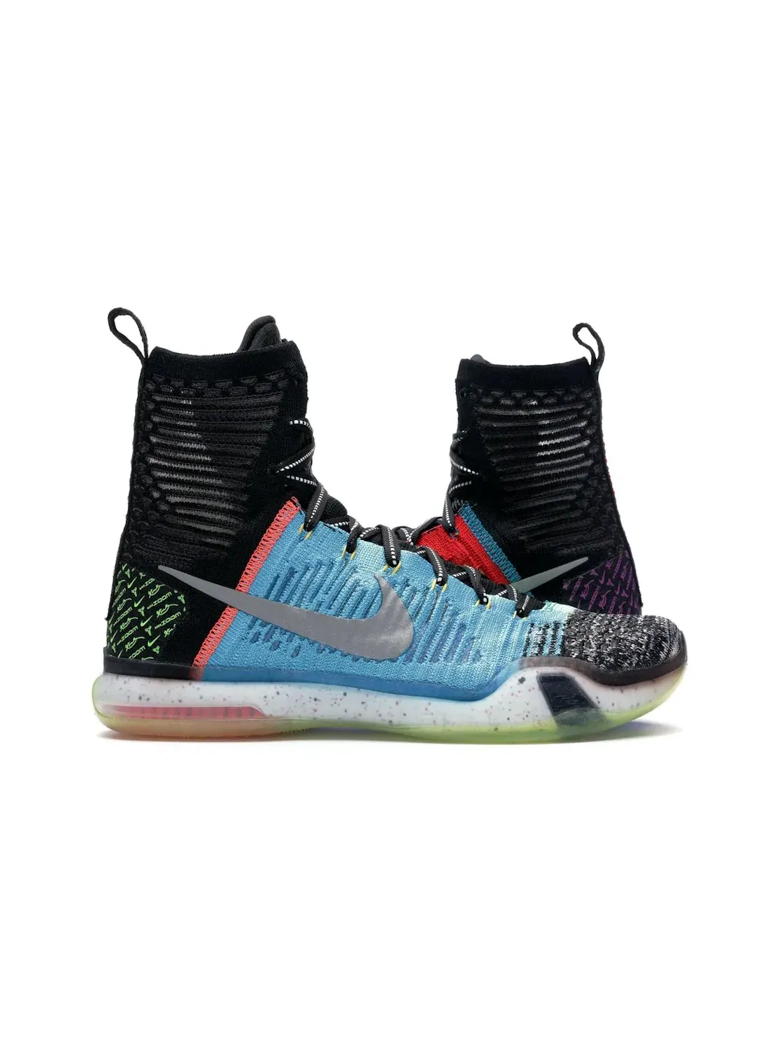 Мужские кроссовки для баскетбола с высоким верхом Nike Kobe 10 Elite High — изображение 1 из 4, мульти-/серебристый