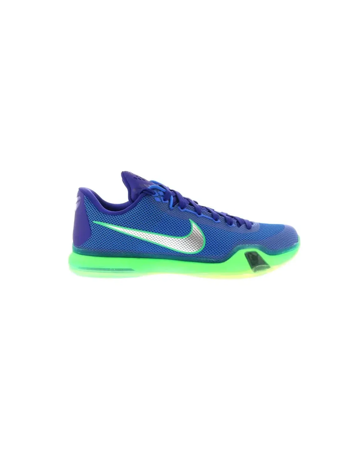 Мужские кроссовки для баскетбола с верхом из синтетики Nike Kobe 10 — изображение 1 из 4, зеленый-глубокий синий