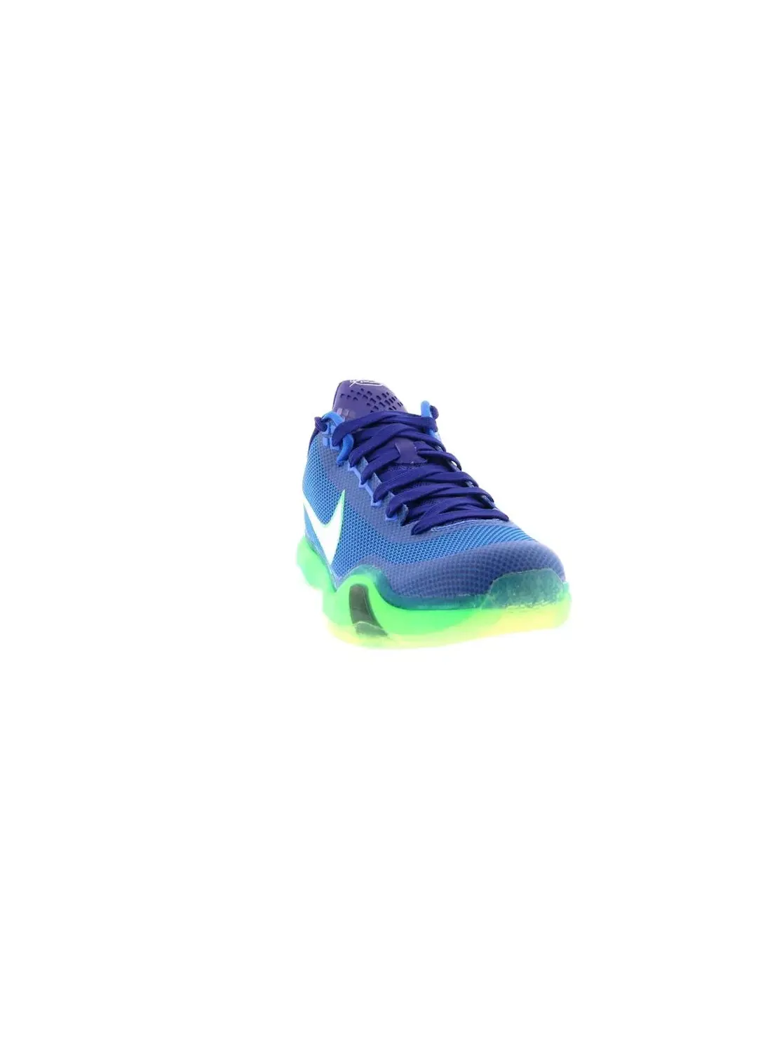 Мужские кроссовки для баскетбола с верхом из синтетики Nike Kobe 10 — изображение 2 из 4, зеленый-глубокий синий