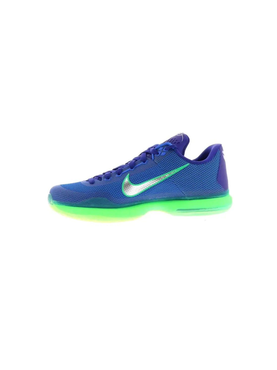 Мужские кроссовки для баскетбола с верхом из синтетики Nike Kobe 10 — изображение 3 из 4, зеленый-глубокий синий