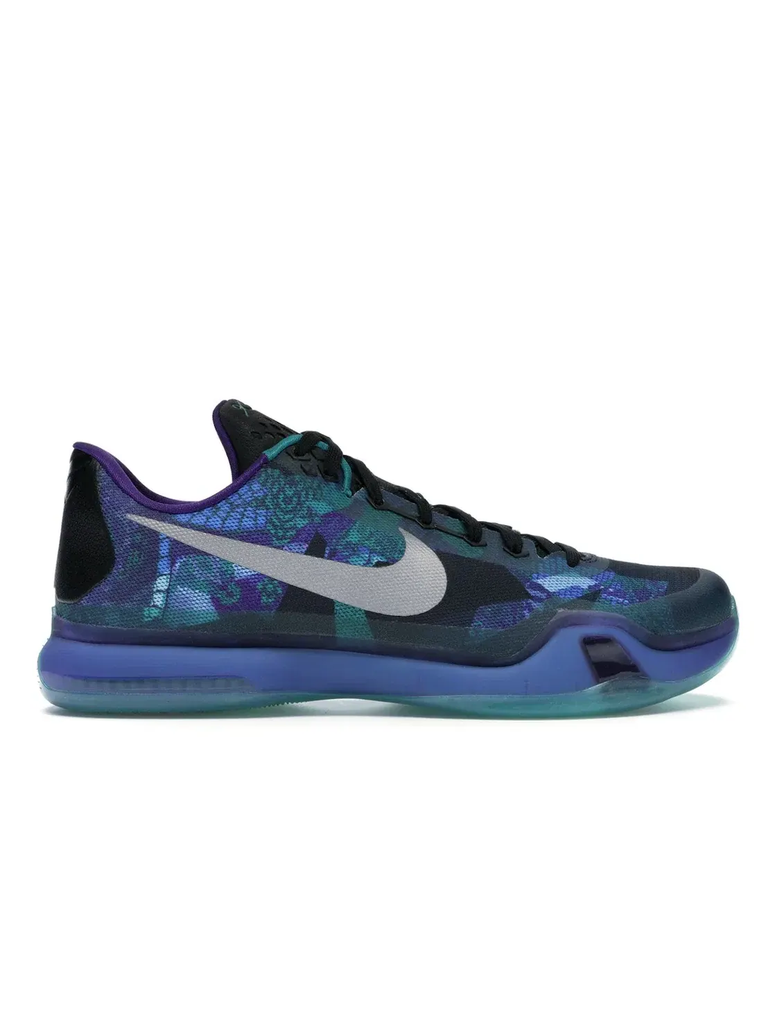 Мужские кроссовки для баскетбола Nike Kobe 10 — изображение 1 из 4, серебристый-фиолетовый